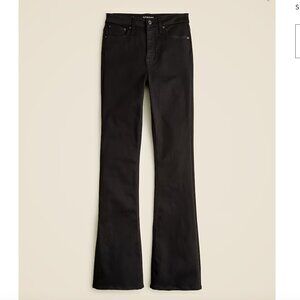 New! J Crew Skinny Flare Jeans Black Size 35 Women's Denim